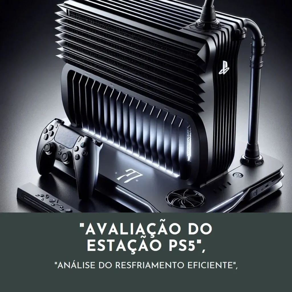 Estação de Resfriamento PS5 Slim: Suporte Vertical, Carregamento Duplo e Mais