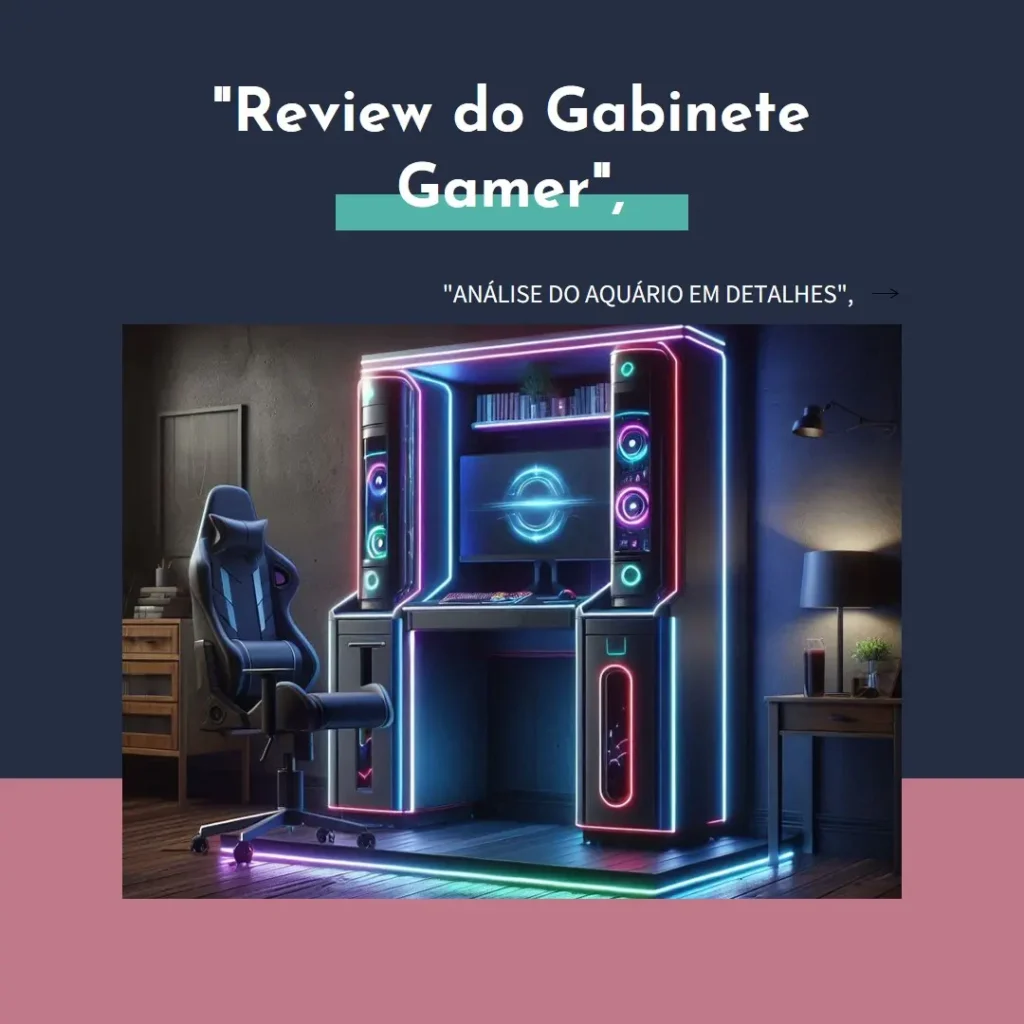 Gabinete Gamer Aquário Black Box com Fan: Desempenho e Estilo