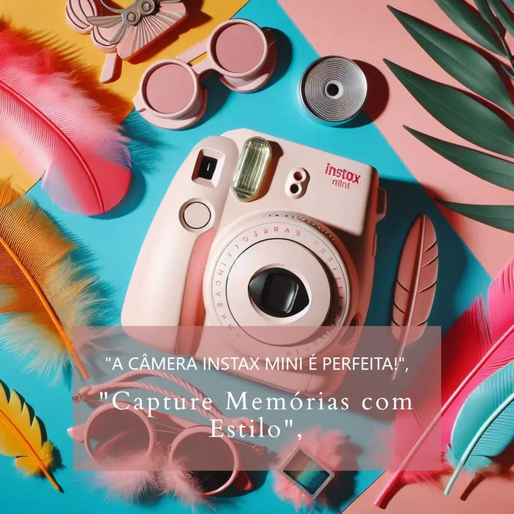 Câmera Instax Mini 12 - Compacta, Fácil de Usar e Divertida