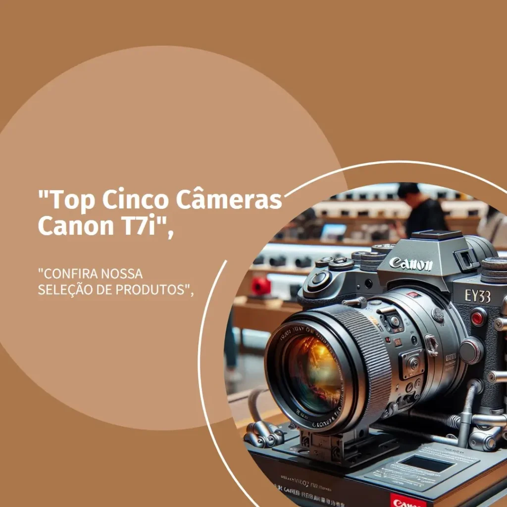 Top Cinco cameras Canon t7i