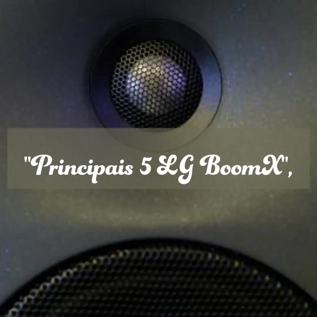 Principais 5  LG boomx