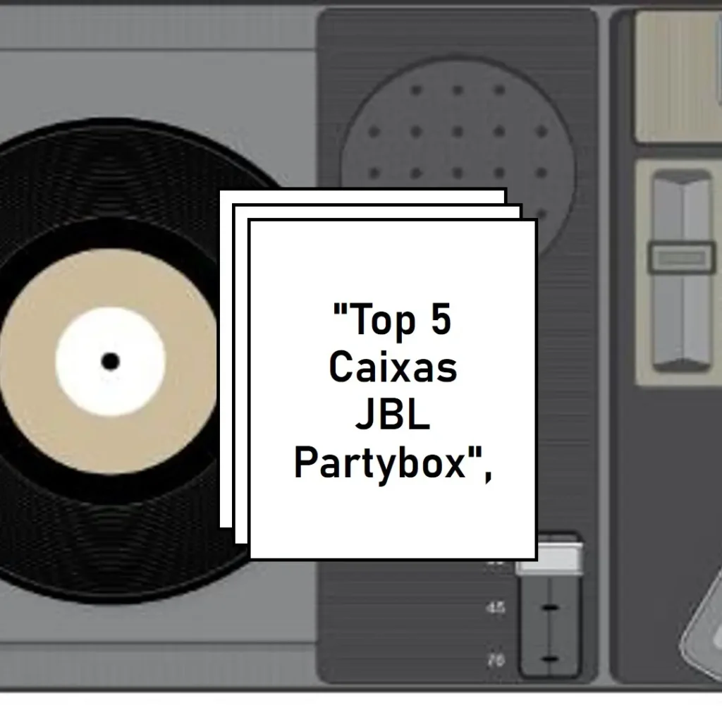 Top 5 caixa JBL partybox