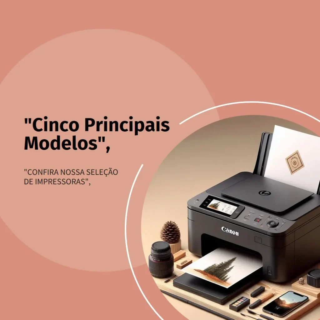 Cinco Principais Modelos de Canon impressora multifuncional Mega Tank g3110