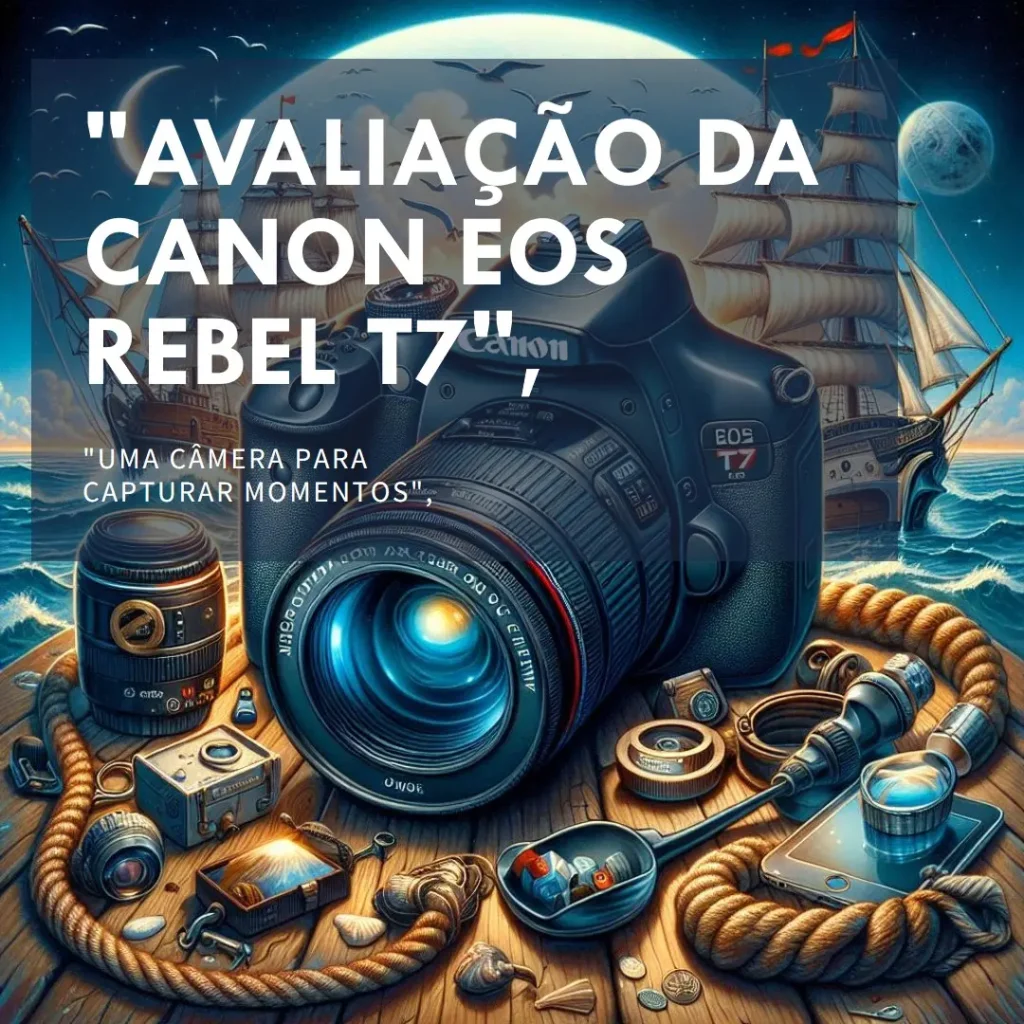 Câmera Digital Canon EOS REBEL T7+ S18-55 IS II BR: Desempenho e Conectividade para Amantes da Fotografia
