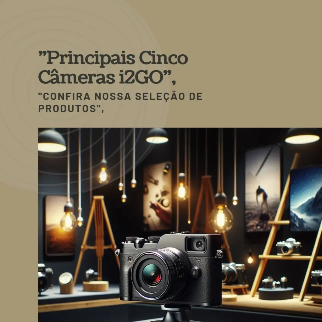 Principais Cinco câmera i2GO
