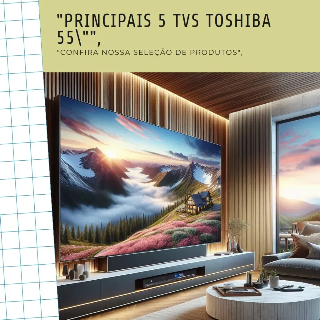 Principais 5 TV Toshiba 55 polegadas 4k