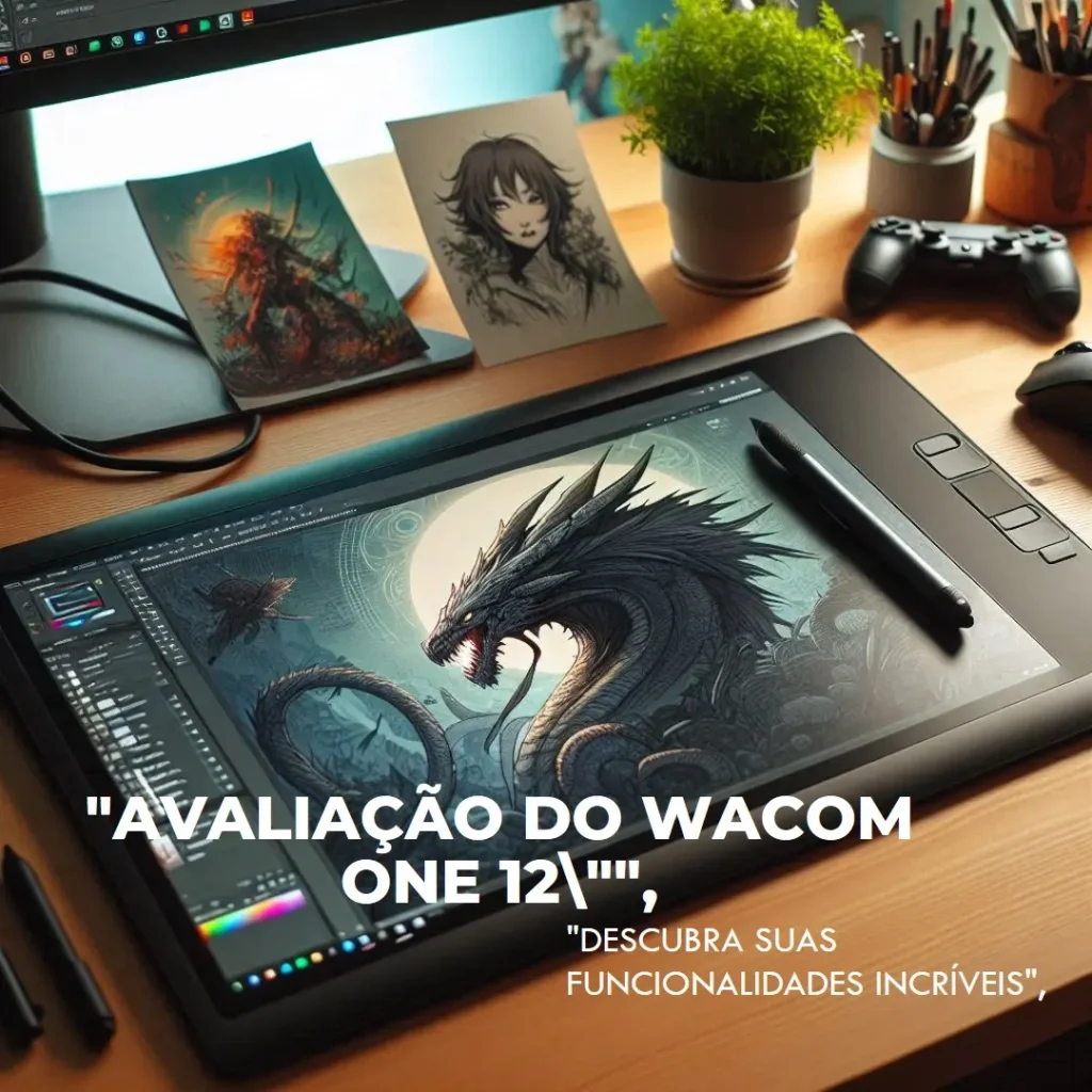 Display Interativo Wacom One 12" Pen: Tela IPS Full HD e Conectividade USB