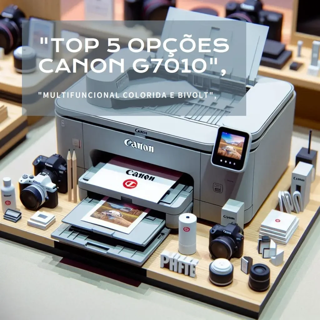 Top 5 Opções de multifuncional colorida Canon Mega Tank g7010 bivolt wifi