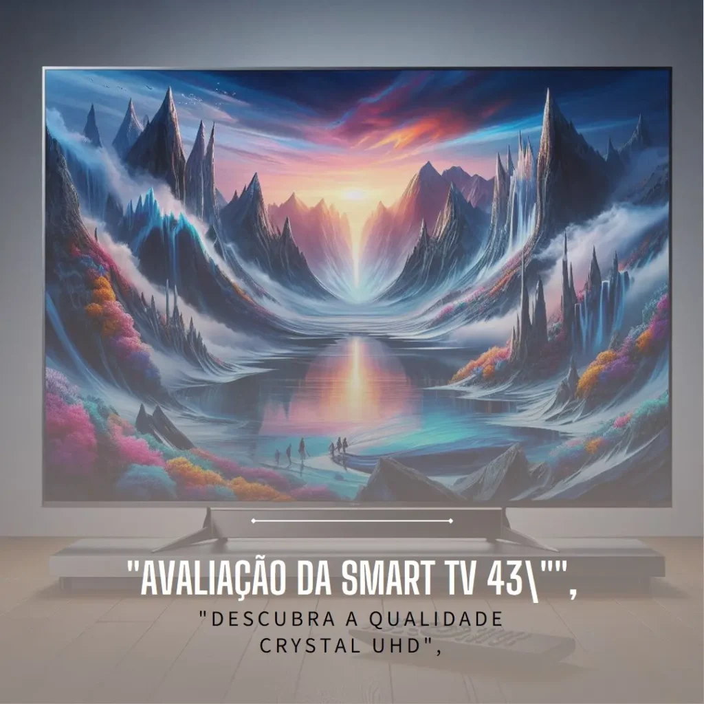 Smart TV 43" Crystal UHD 4K 43DU8000 + Galaxy Buds FE Combo