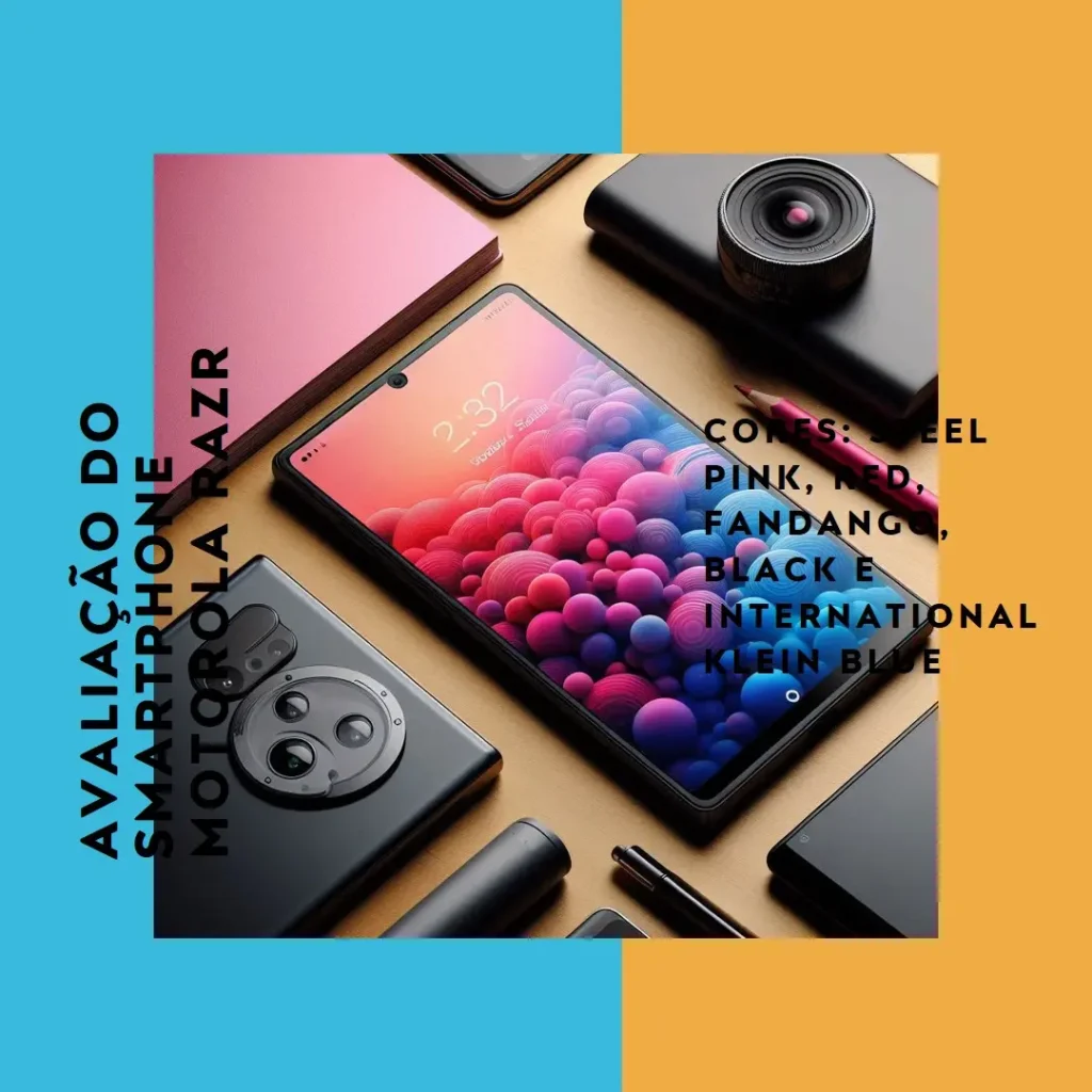 Smartphone Motorola Razr 50 5G: Tela dobrável de 6,9" pOLED, 24GB de RAM e 512GB de Armazenamento