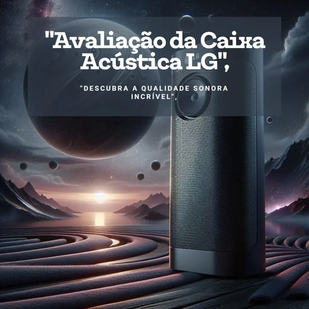Caixa Acústica LG XBOOM RN7 – Potência, Graves e Conectividade Bluetooth