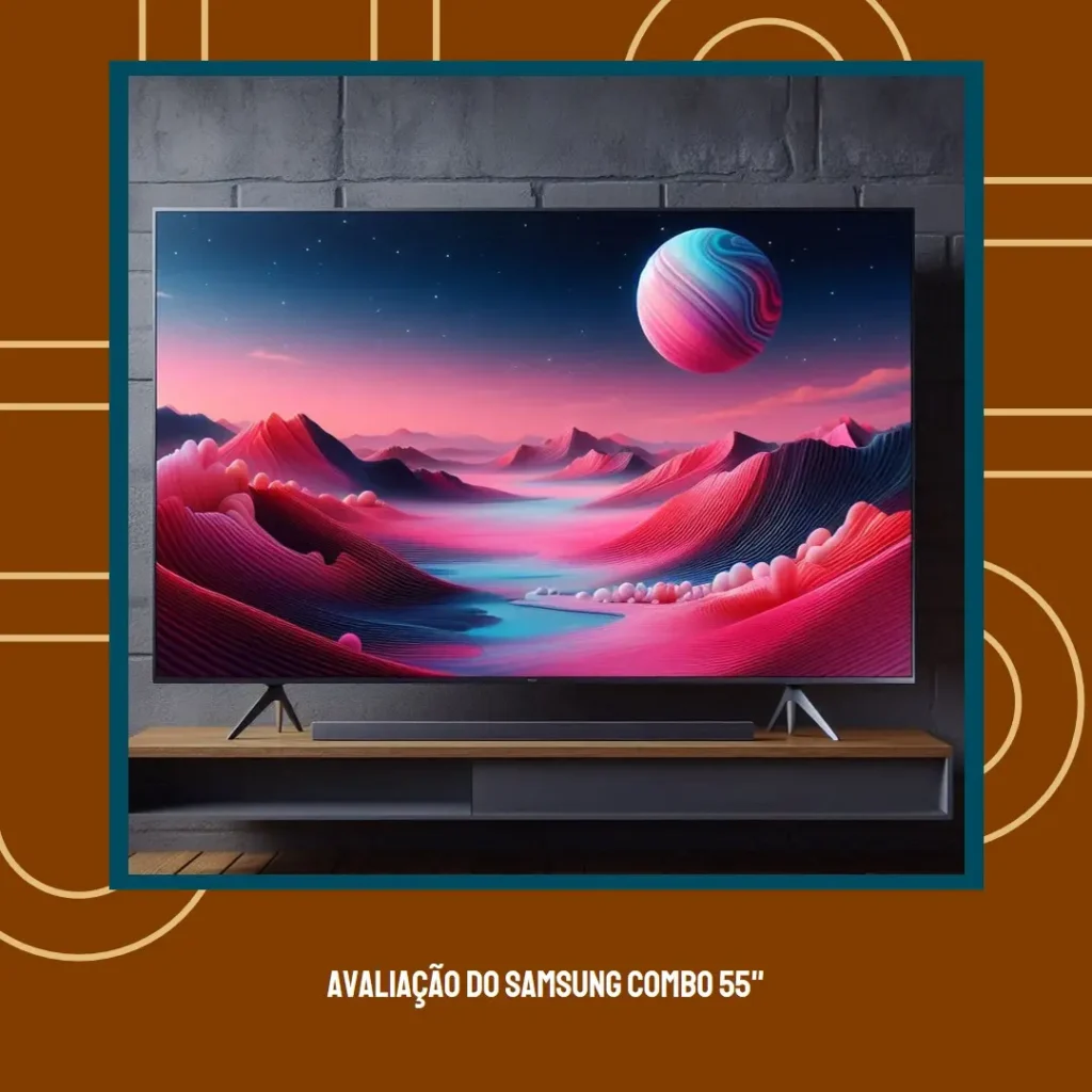 Samsung Combo Smart TV 55" QLED 4K 55Q65D + Soundbar HW-B550