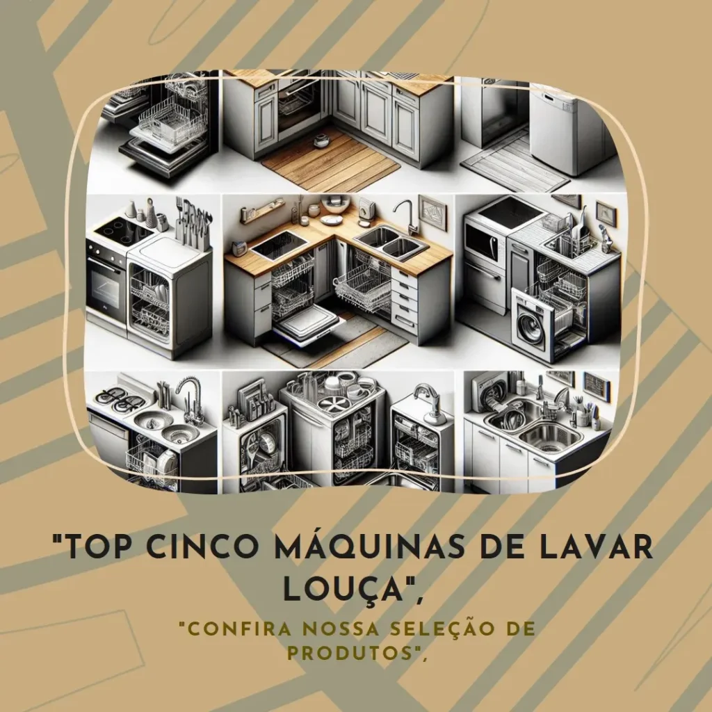 Top Cinco Modelos de maquina de lavar louca