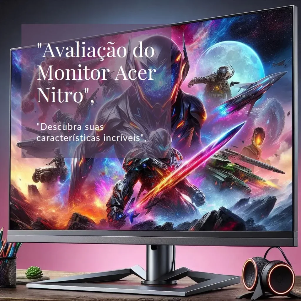 Monitor Gamer Acer Nitro QG270: Tela de 27” Full HD e 1ms