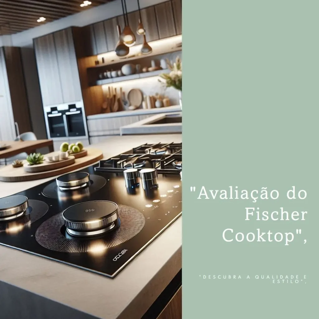 Fischer Cooktop à Gás 2 Bocas Platinium Mesa Vidro Preto