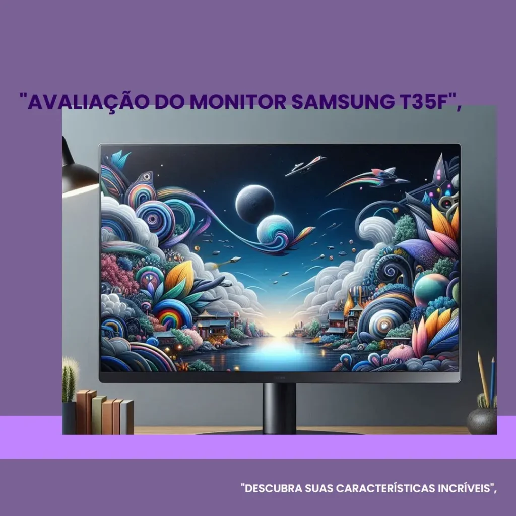 Samsung Monitor LED 22-Inch T35F com Painel IPS e FreeSync