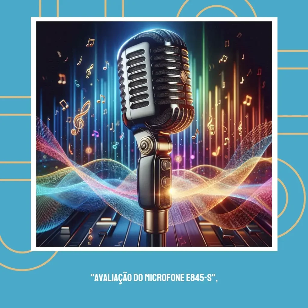 Microfone Dinâmico Super Cardióide E845-S Sennheiser