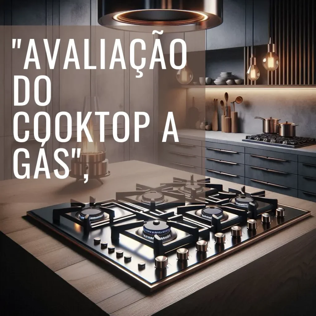 COOKTOP A GÁS KE4GP COM MESA DE VIDRO PRETA BIVOLT