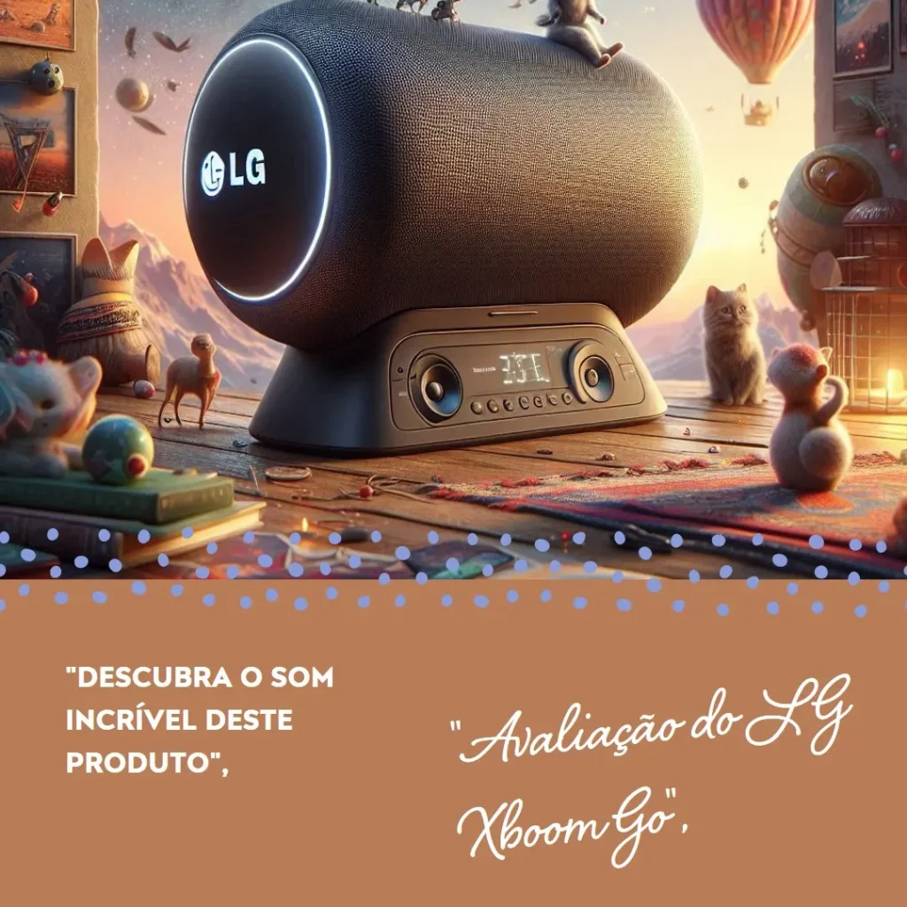 Caixa de Som Bluetooth LG Xboom Go XG5S - Potência, Bateria de 18H e Design Resistente