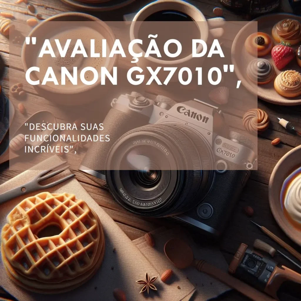 Canon Multifuncional Mega Tank GX7010: Imprime Rápido e Sem Complicação
