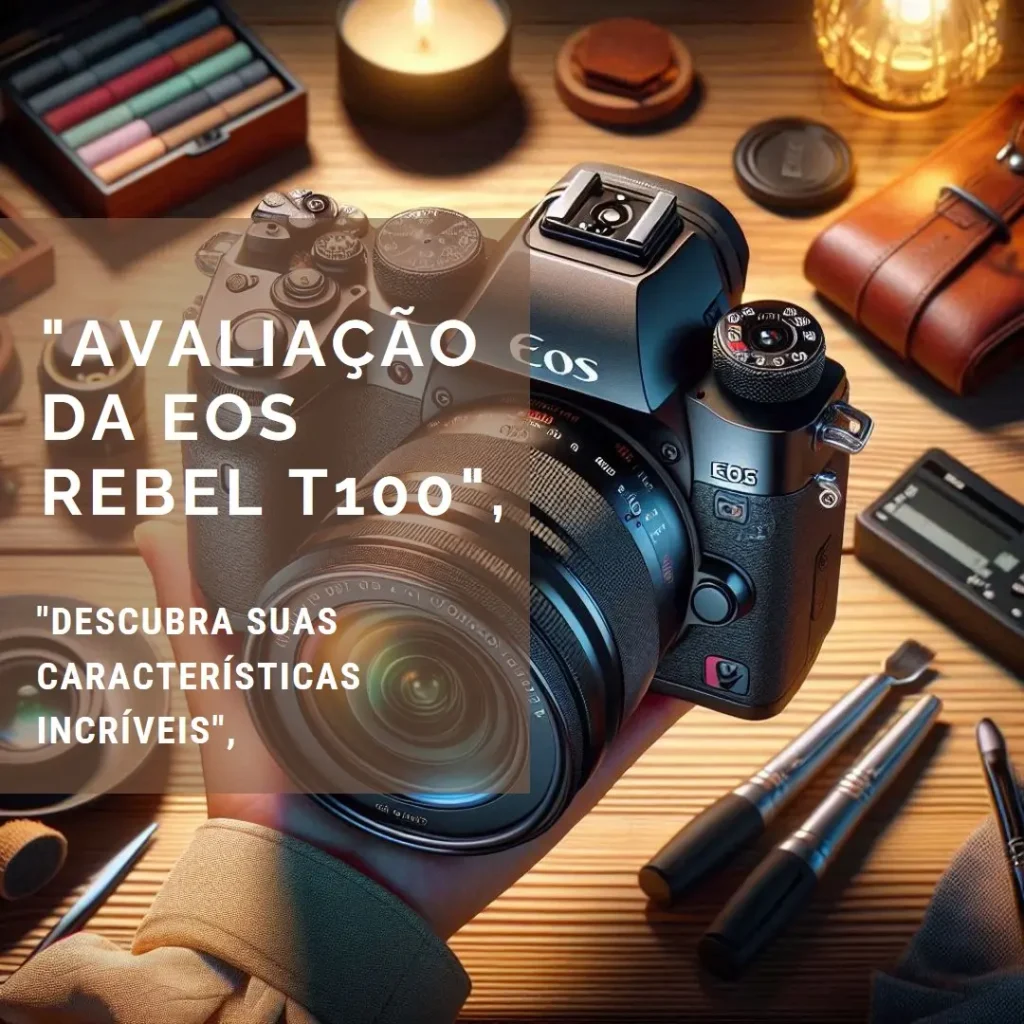 Canon EOS Rebel T100 18-55mm f/3.5-5.6 IS II: Excelente Para Iniciantes