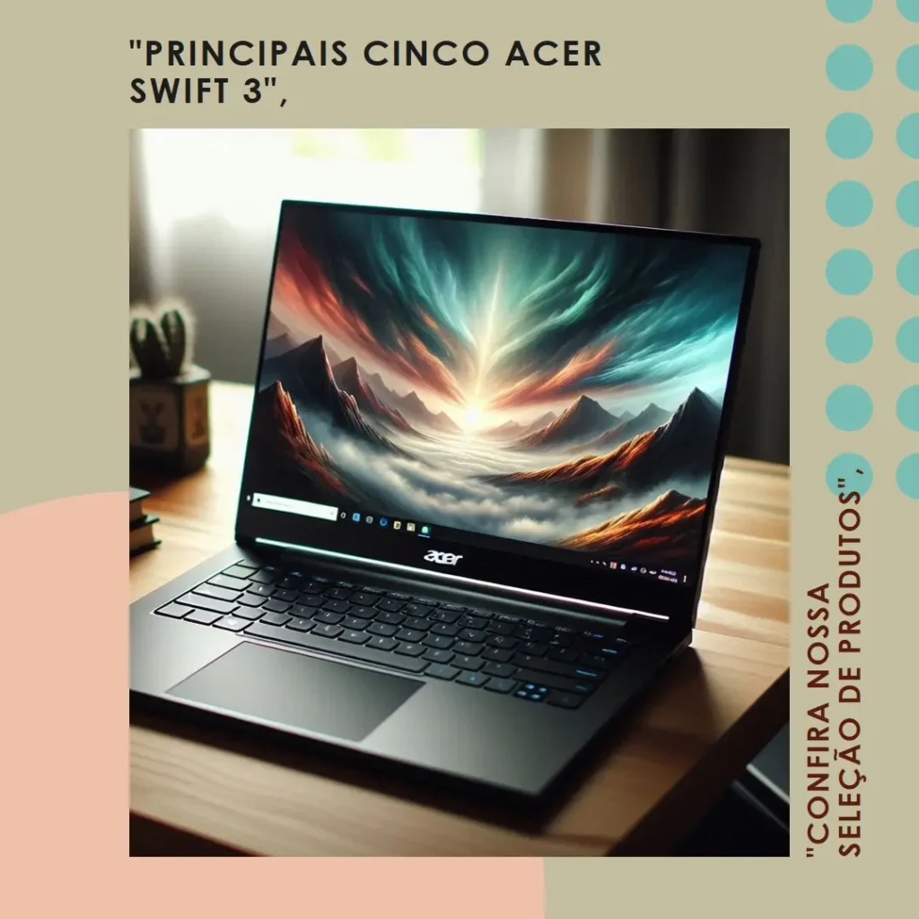Principais Cinco Acer Swift 3 evo