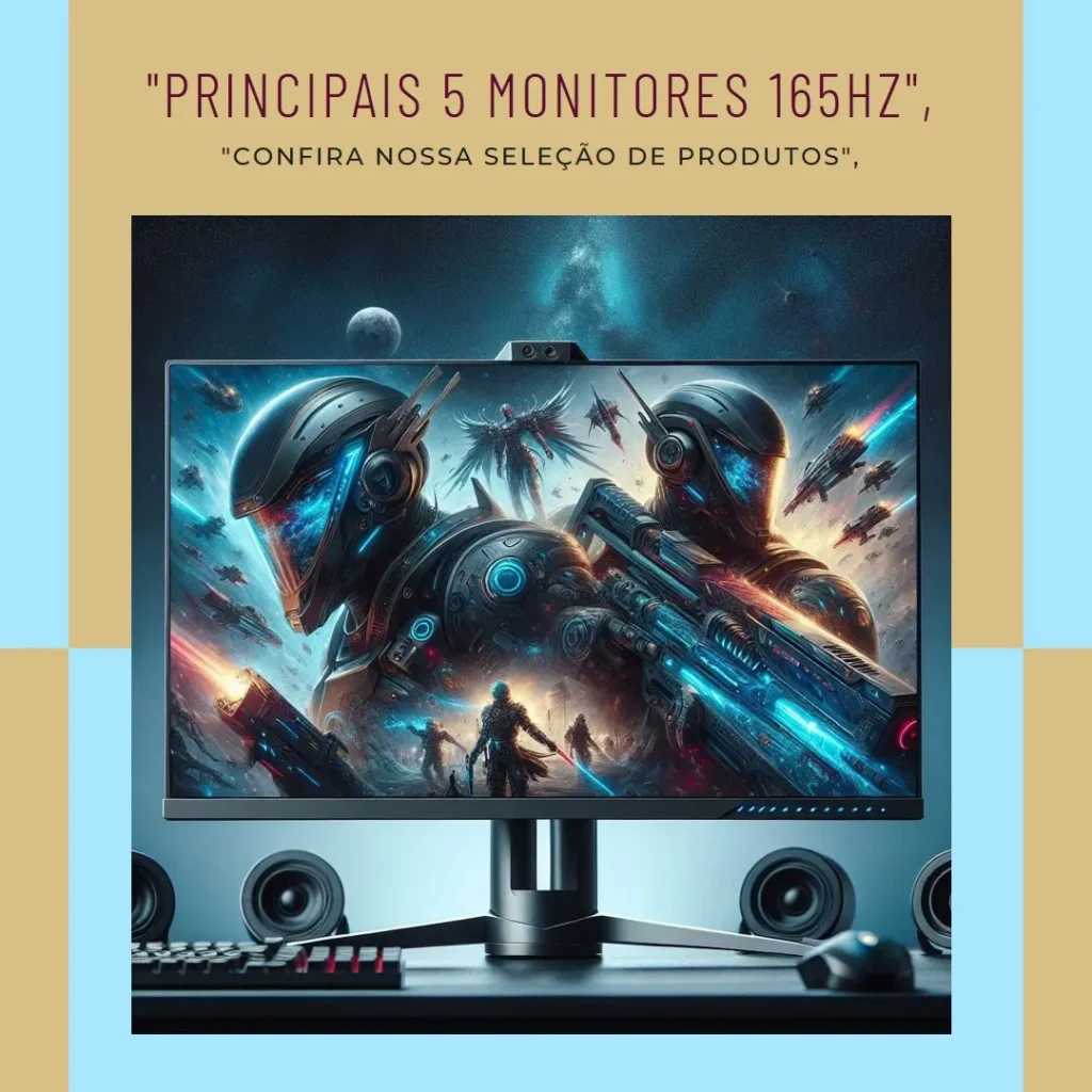 Principais 5 monitor 165hz 0.5ms