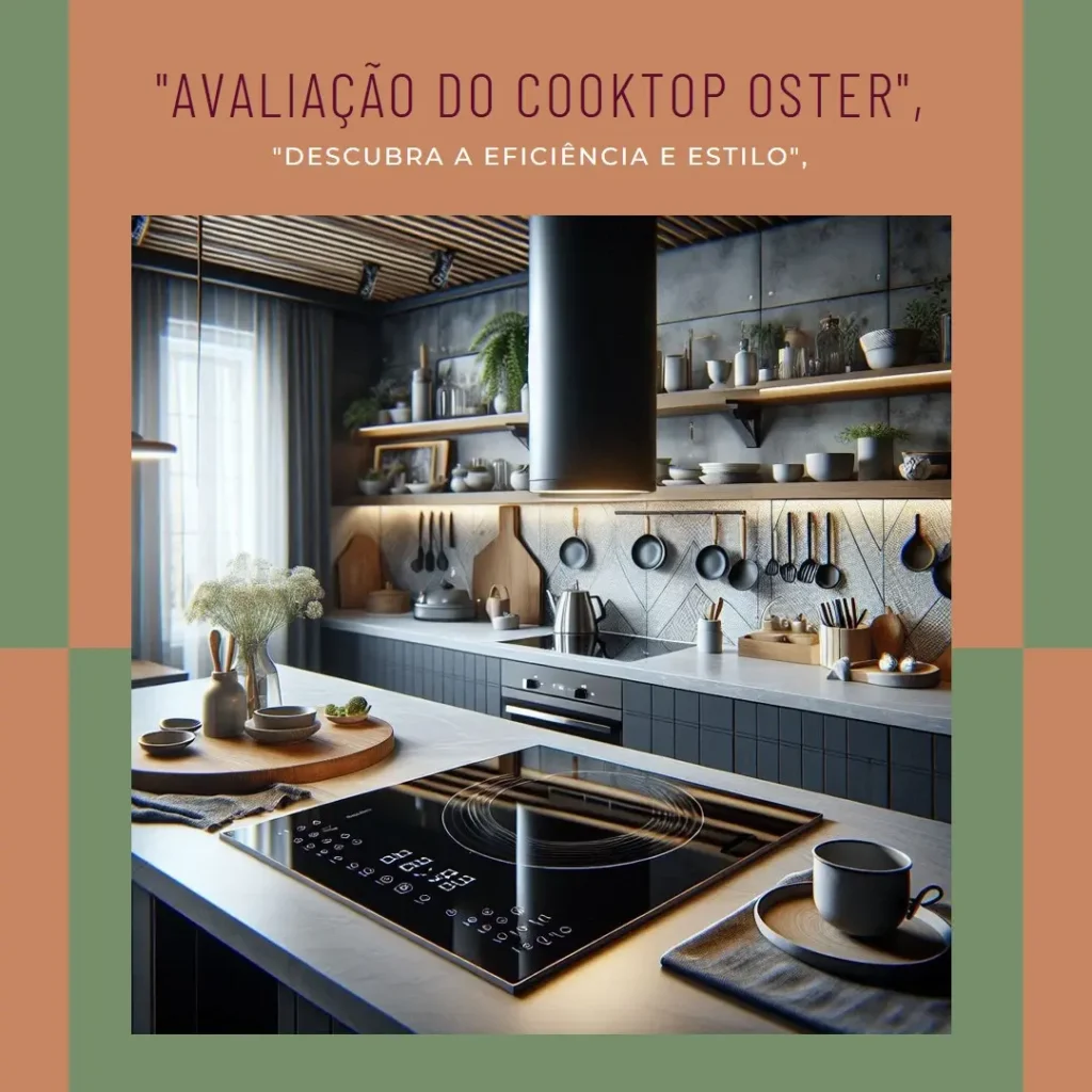 Cooktop por Indução Oster, Touch Screen, 4 Bocas, 220V, OTOP402