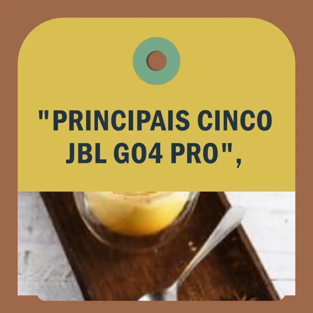 Principais Cinco JBL GO4 pro