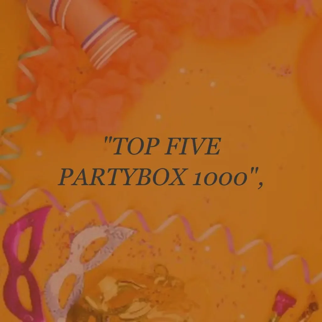 Top Cinco partybox 1000