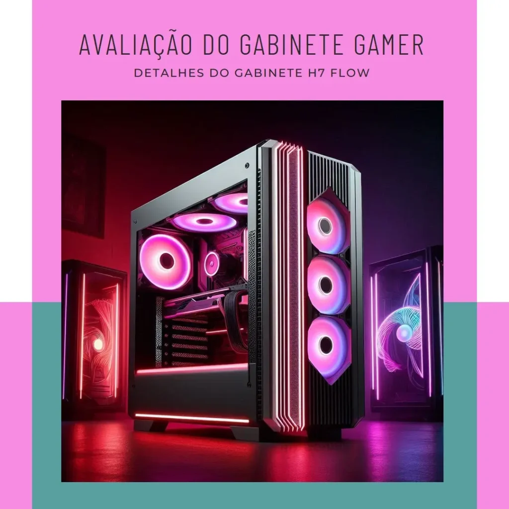 Gabinete Gamer H7 Flow NZXT: Performance e Design de Ponta