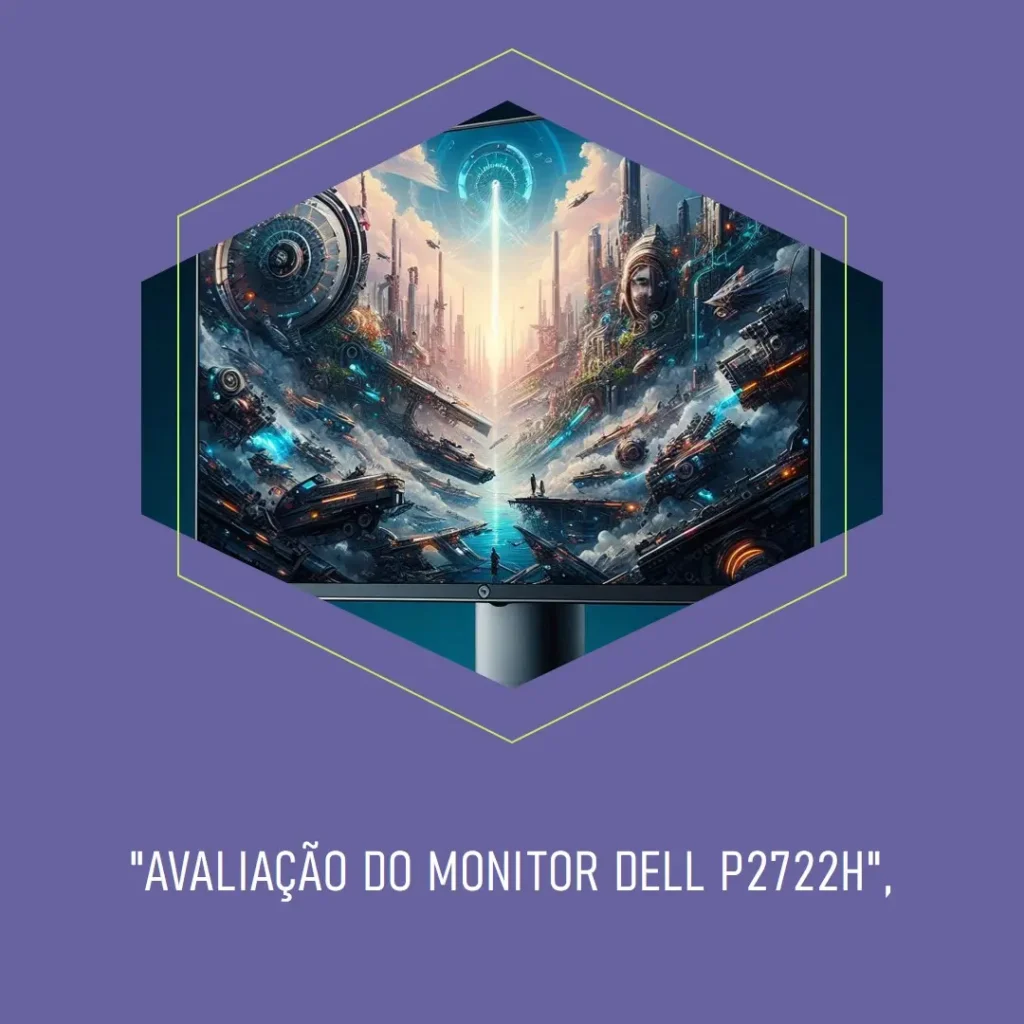 Monitor Dell de 27" P2722H: Qualidade e Desempenho Profissional