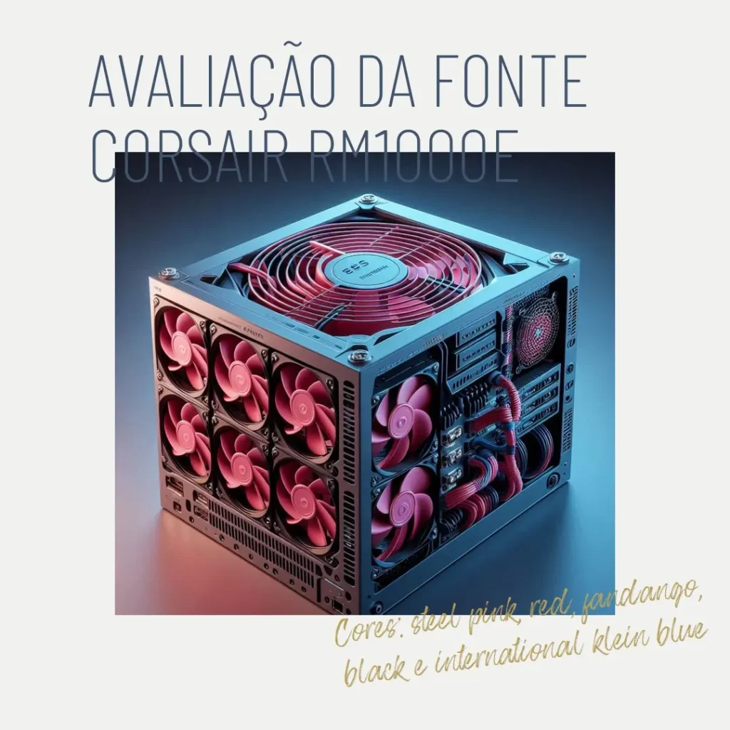 Fonte Corsair RM1000e 1000W, Modular, 80 Plus Gold