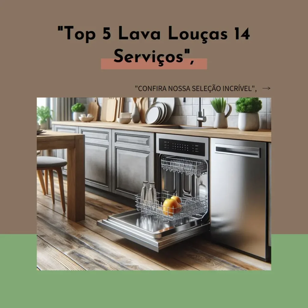 Lista de 5 Melhores: lava louça 14 serviços