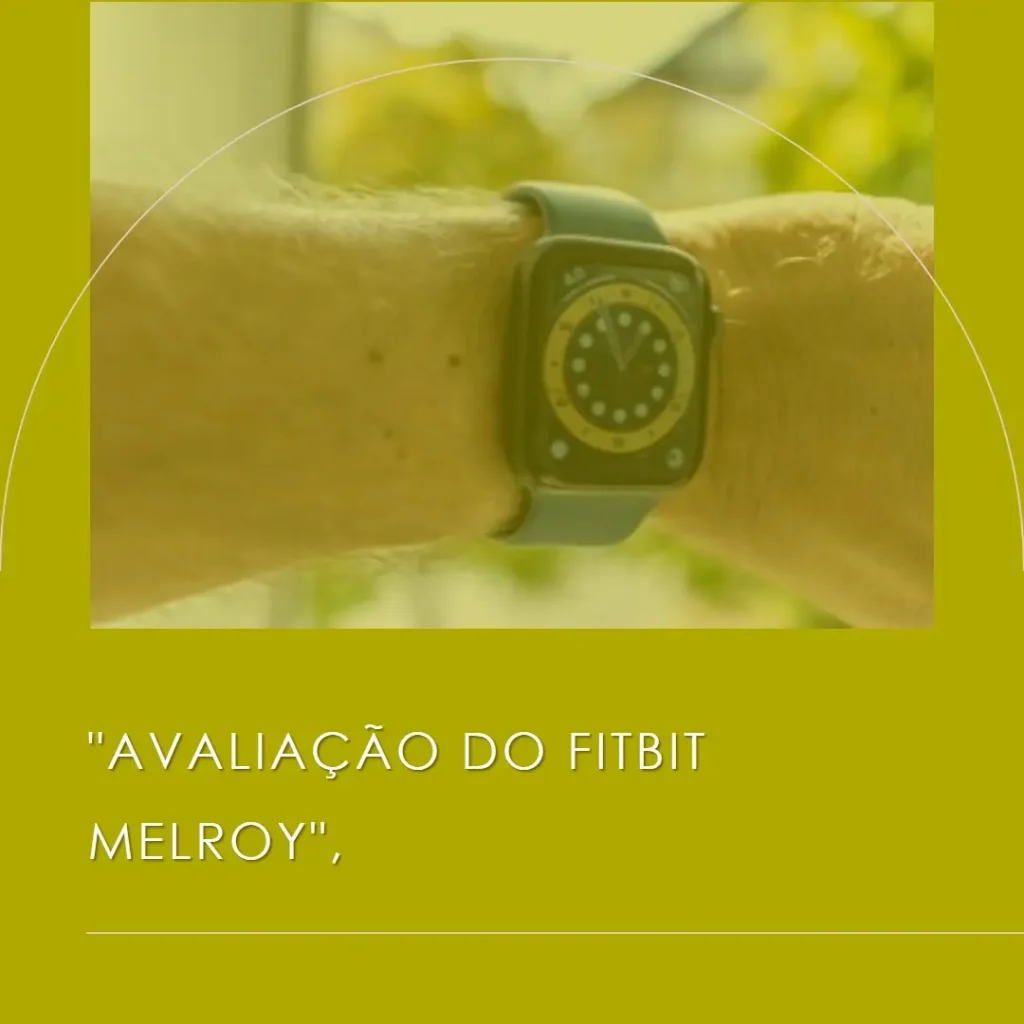 Fitbit Melroy Ouro/Vermelho - Monitor de Fitness com GPS e Saúde