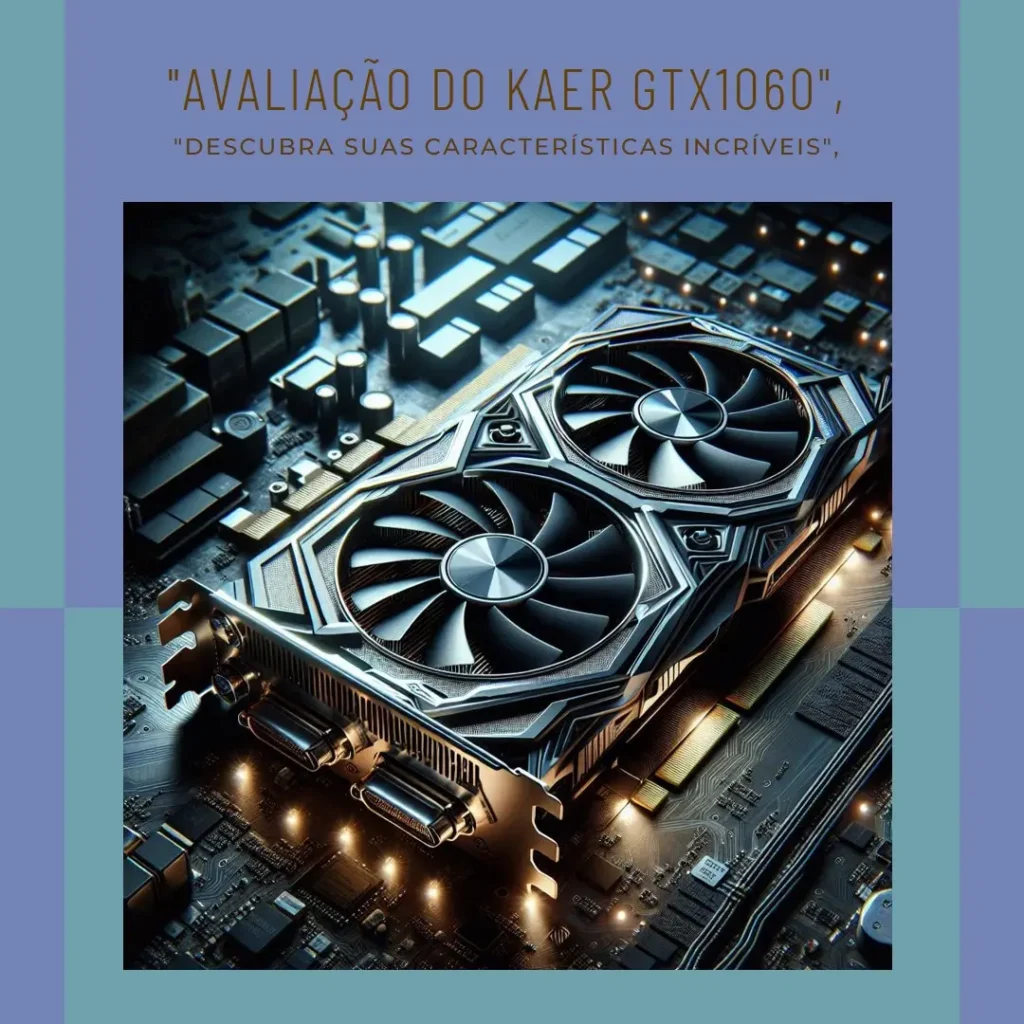 KAER Placa de vídeo NVIDIA Geforce GTX1060 para jogos: desempenho e recursos