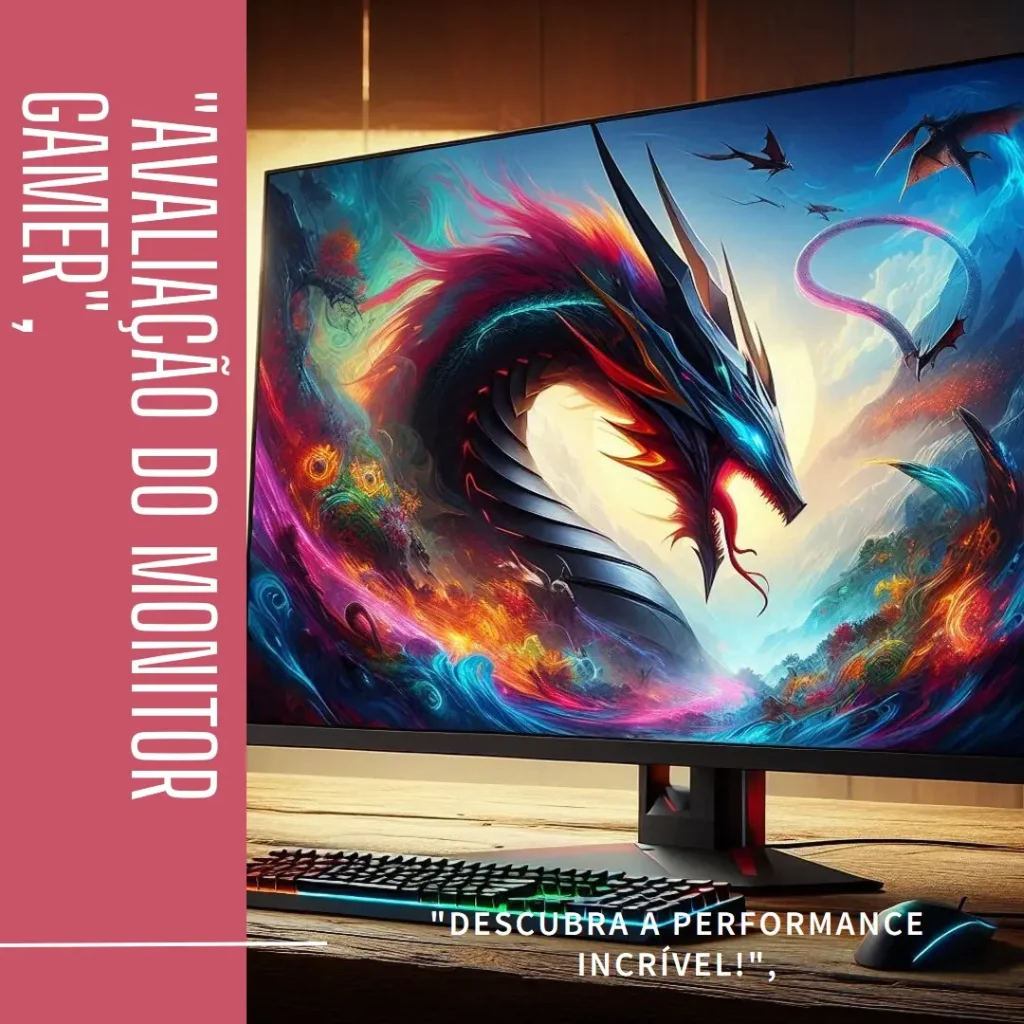 Monitor LED Gamer 23.8 BrazilPC 24BR15 Curvo 180Hz Widescreen: Imersão e Desempenho para Jogadores