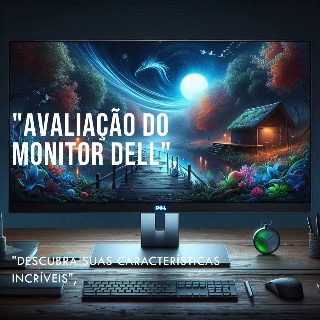 Monitor Dell de 23.8” S2421HN: Alta qualidade de imagem e desempenho
