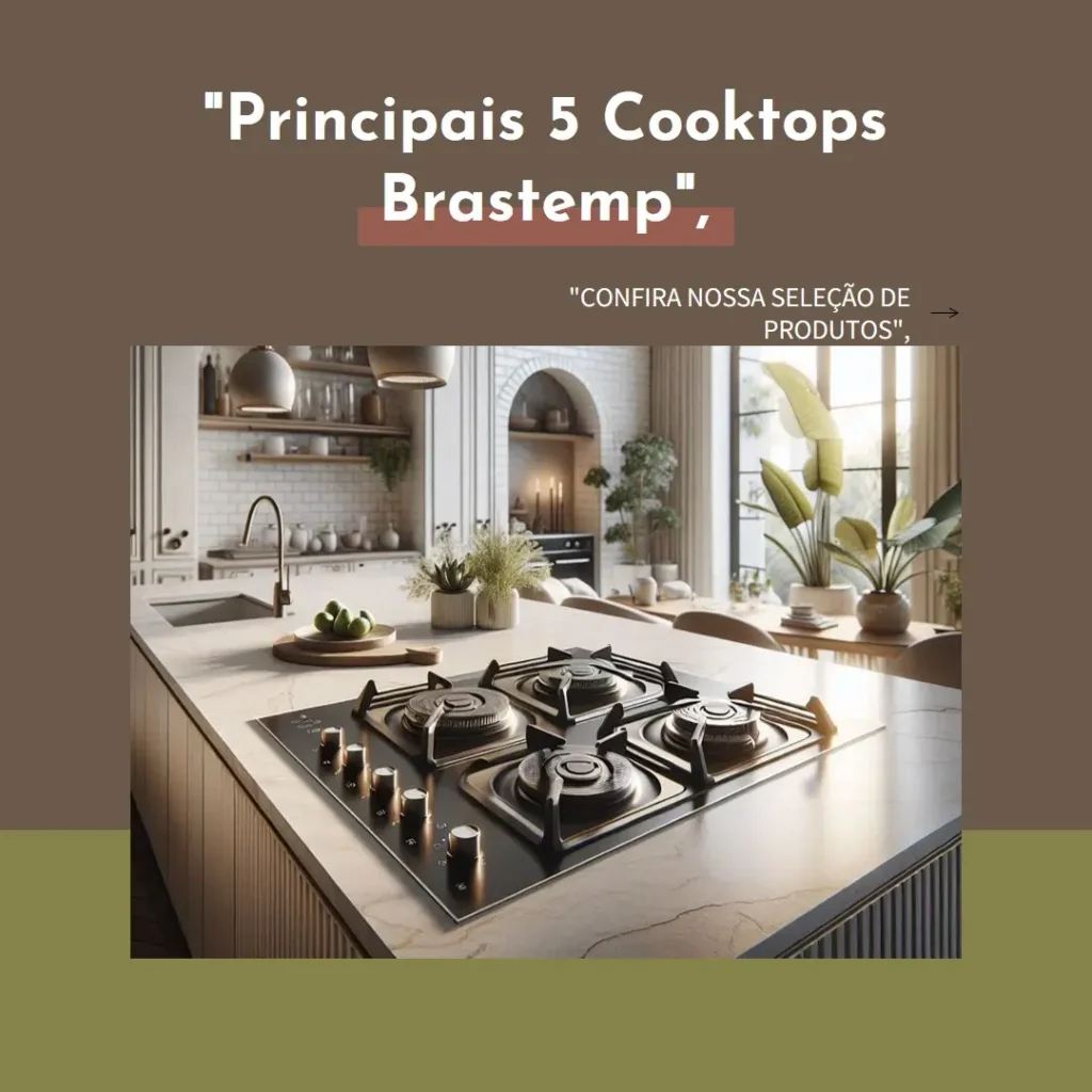 Principais 5 cooktop 4 bocas brastemp