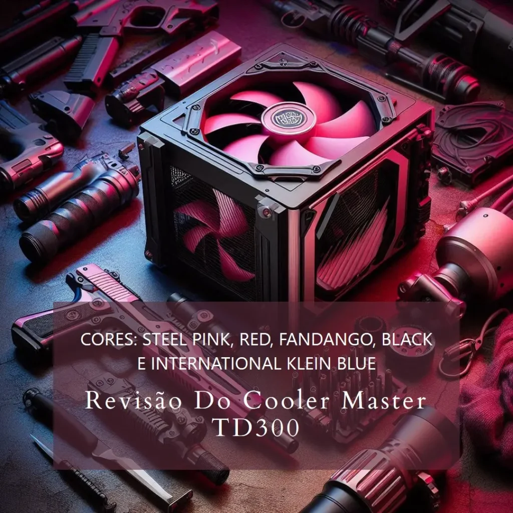 Gabinete Cooler Master TD300 Mesh - Mini Tower com Vidro Temperado