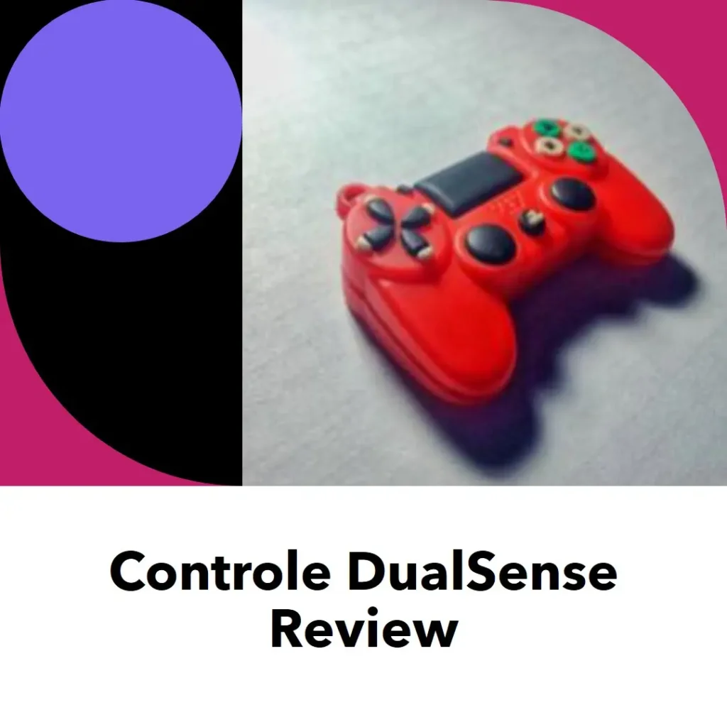 Controle sem fio DualSense™ – Design, Conforto e Tecnologia