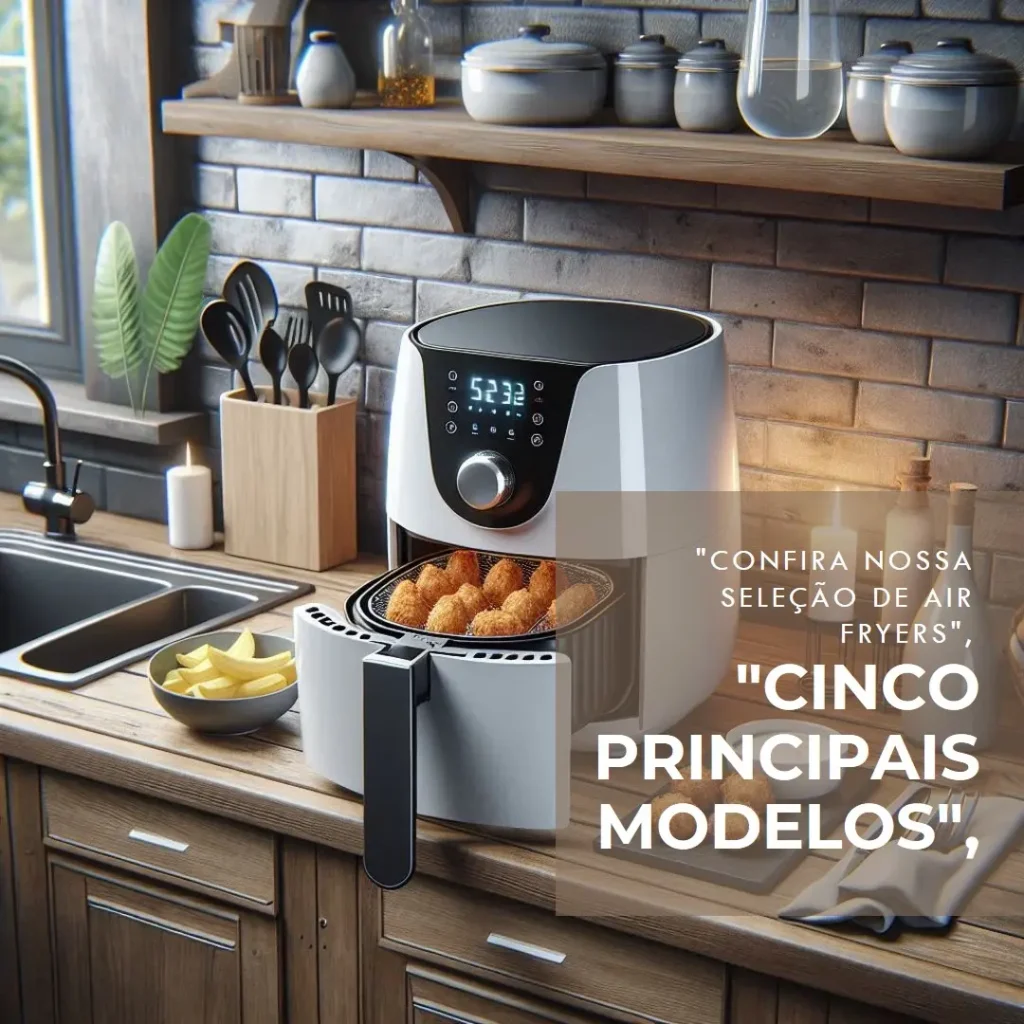 Cinco Principais Modelos de air fryer 6 litros