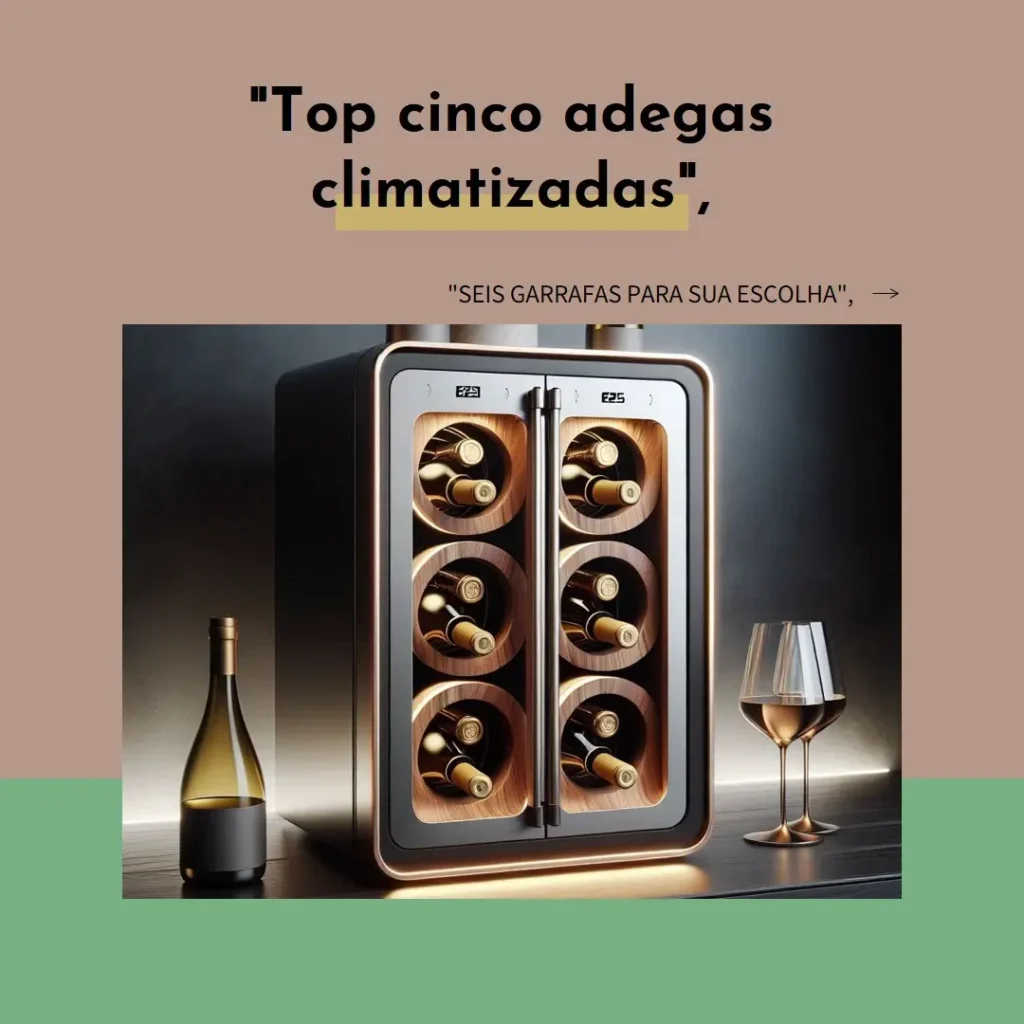 Top Cinco Modelos de adega climatizada 6 garrafas