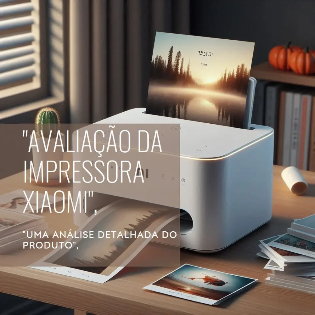 Xiaomi Impressora Fotográfica Portátil Mi: Compacta e Inovadora