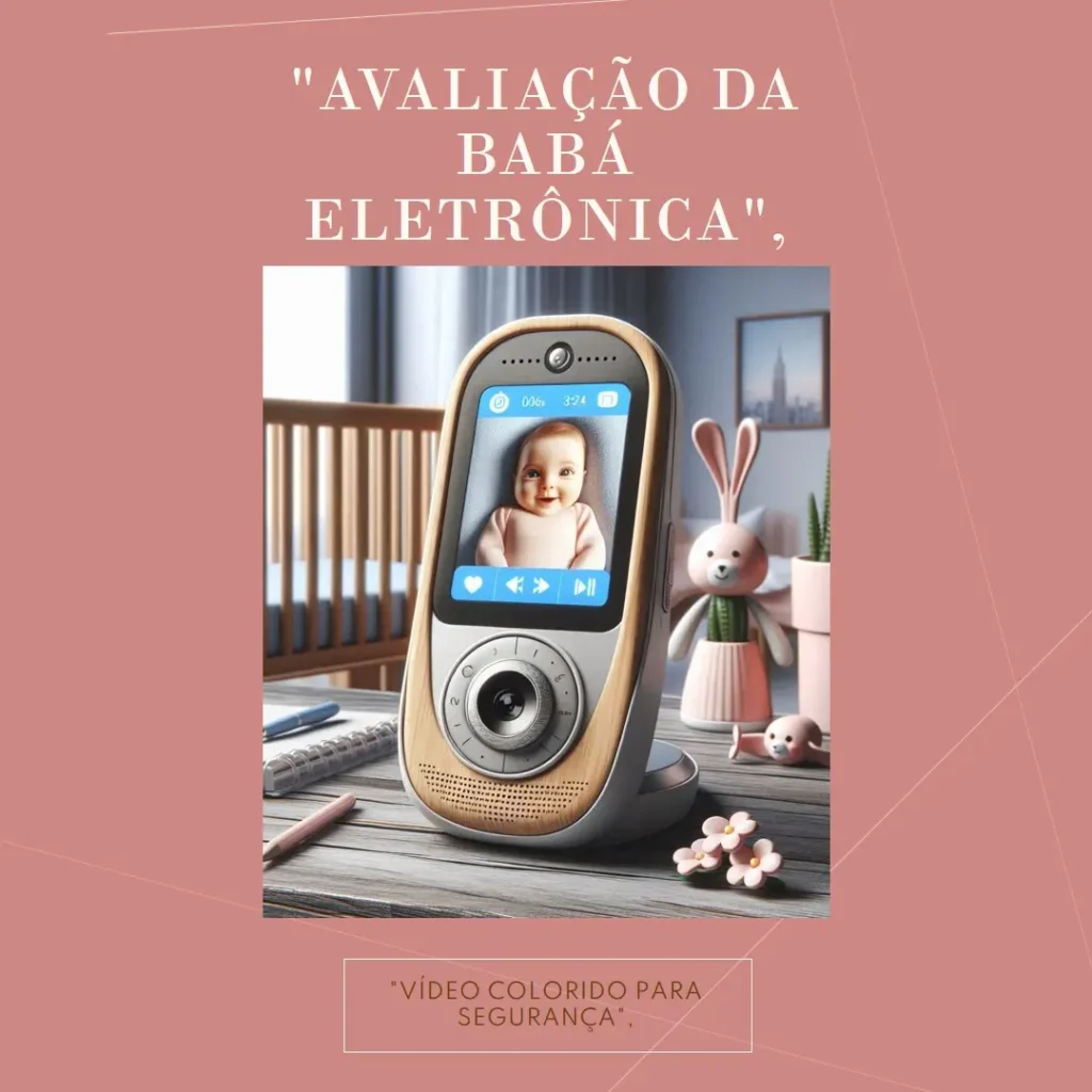 Babá Eletrônica Câmera com Monitor Vídeo Colorido Baby: Tela Grande, Visão Noturna e Bateria Duradoura