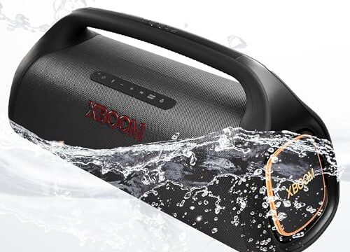 Caixa de Som Boombox LG XBOOM Go XG9S – 80W + 40W RMS, Iluminação Lateral, Iluminação de Palco, 24h de Bateria, IP67