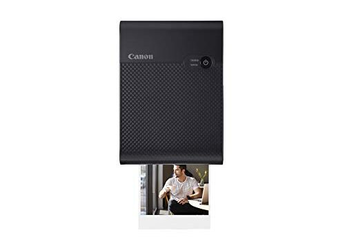 Canon Impressora fotográfica quadrada portátil SELPHY QX10 para iPhone ou Android, preta
