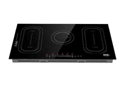 Cooktop de Indução Cinco Bocas Eos Freezone Due Preto 9500w Eci05epf 220v