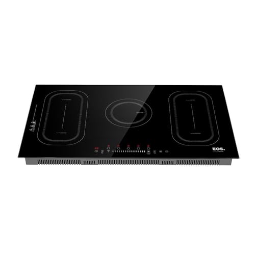 Cooktop de Indução Cinco Bocas Eos Freezone Due Preto 9500w Eci05epf 220v