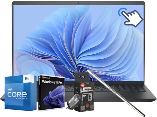 DELL Notebook Inspiron Touchscreen, computador FHD de 15,6 polegadas para negócios e estudantes, Intel i5-1155G7 (Beats i7-1165G7), 32 GB de RAM, SSD de 1 TB, webcam, teclado numérico, com carregador